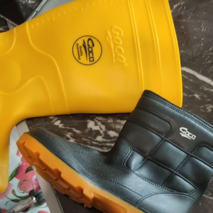 SEPATU SAFETY MODIS PENDEK / PANJANG GOCO MALAYSIA RUBBER TEBAL KE KEBUN KOTA OK COD