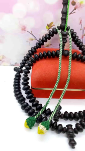Tasbih tijani kayu kelor hitam asli dan original