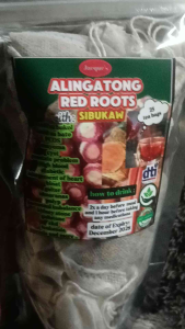 Jacques Alingatong Red Roots Sibukaw Tea Bags for Prostate UTI Gout with 25 tea bags 100% herbal organic expires December 2028.