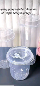 Gelas PP Injection 25pcs: Penjualan E-Commerce dan Ukuran Gelas 380ml 400ml 500ml