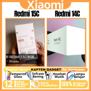 XIAOMI REDMI 15C | REDMI 14C 6/128 GB | 8/256 GB Ram Upto 16GB 100% BARU ORIGINAL GARANSI RESMI