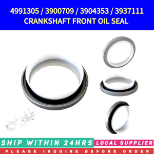4991305 CRANKSHAFT FRONT OIL SEAL 3900709 COMPATIBLE 3904353 [LOCAL STOCK. READY TO SHIP WITHIN 24HRS. LOCAL SUPPLIER WARRANTY] EQUIVALENT: CA4991305 499-1305 710F242M FOR CUMMINS 4BT 6BT OIL SEAL FRONT GEAR COVER OIL SEAL FRONT ENGINE COVER SEAL