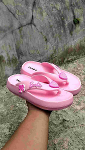 Irsoe Sandal Jepit Anak perempuan umur 2 sampai 8 tahun Karakter Berbie