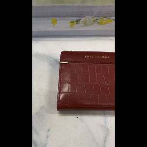 DOMPET WANITA BUAYA LIPAT TIPIS EMMA VICTORIA PLAT