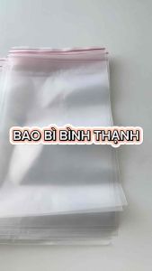 1KG Túi Zipper Chỉ Đỏ Hàng Loại Tốt Dày Dặn Chắc Chắn (đầy đủ các size)