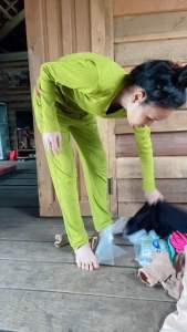 Đồ ủ kem combo ( 6 quần nilon dẻo ủ kem và 6 cặp bao tay nilon ủ kem) bao tay nilon ủ kem bao chân nilon ủ kem