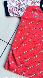 Stelan olahraga anak set bisa sablon nama dan nomor punggung baju bola volly dan badminton anak SD/smp