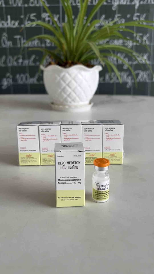 Depo Medeton 3ml - triệt sản ngừa thai cho chó mèo cái hãm sung thú đực