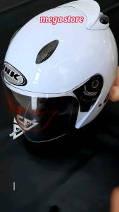 Helm Ink Model Centro Putih Metalik: Tahan Lama & Aman