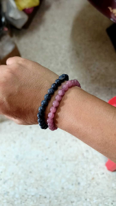ruby blue sapphire bracelet natural 红宝石蓝宝石手串天然无染无烤