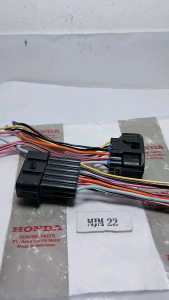 Socket Soket Kabel Motor Waterproof Anti Air Pin 12 Male Female Honda Vario 125 & 150 Original