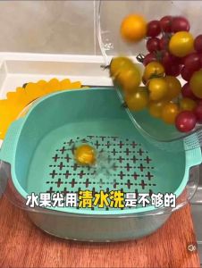 Readystock现货🇲🇾 蔬果园果蔬清洁剂蛋壳果蔬净洗蔬菜水果清洗剂贝壳粉去农残奶瓶 fruit and vege cleaner