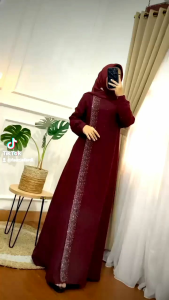 GAMIS MEWAH KHADIJAH/GAMIS SWAROSKI DOUBLE LAYER/ORYAMORE BY RUBY
