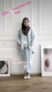 READY STOCK ‼️ SEFIA KURUNG KAFTAN PARIO LACE RAYA BEST SELLER 👌