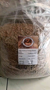 Kopi Biji Mentah/Green Bean Arabica Toraja Pulu - Pulu (Utara) Full Washed 1 Kg