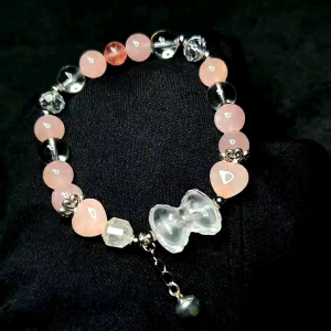 【 READY STOCK  Actual Unit 】Natural Love Popularity Crystal Bracelet 天然爱情人缘水晶手串 -DPW25910