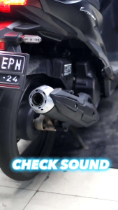 Knalpot Standar Racing B ONE PROJECT INLET 26-28 Vario 125/150 Led/Old VARIO 125/150NEW VARIO 160 Nmax Pcx Aerox Adv Beat Scopy DLL