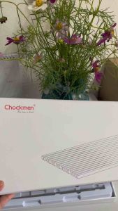 Set 10 đôi đũa inox 316 Chockmen đầu đũa có độ ma sát chống trơn trượt khi gắp đồ ăn đũa sạch vô trùng ckm59