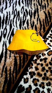 Topi bucket hatt anak laki laki karakter sablon dino free bordir nama