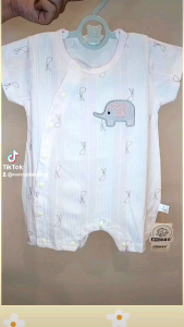 🍭สินค้าใหม่🍭 รอมเปอร์ขาสั้น สำหรับเด็ก1เดือน-1ขวบ ชุดหมีขาสั้น ชุดเด็กหน้าร้อน