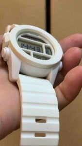 Đồng hồ nam điện tử nam hàng hiệu NI XON  size 49mm POLYCARBONATE có cảm biến nhiệt độ Chronograph đến ngược báo thức múi giờ thứ haiđèn sáng lịch vạn niên  dây silicon siêu mềm nguyên zin cả khóa chống nước tốt 10BAR