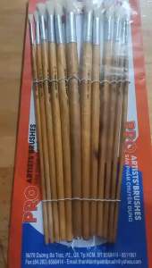 Cọ Vẽ Đầu Tròn Thanh Bình Vĩ 12 Cây