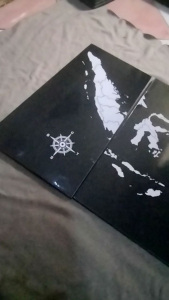 Poster Kayu Hiasan Dinding Peta INDONESIA Kamar Pajangan Rumah Kamar Tidur Poster Kayu 15x30