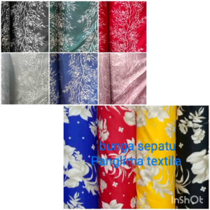 kain seprai harga per 50cm lebar 240
