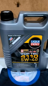 LIQUI MOLY น้ำมันเครื่องสังเคราะห์แท้ TOP TEC 4110 5W-40 5W40 ขนาด 5 6 7 8 ( พร้อมกรองน้ำมันเครื่องแจ้งรุ่นก่อนกดสั่ง ) สําหรับรถ เบนซินและดีเซล
