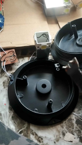 Tapak Cetak Lampu Rotari Atau Dudukan Lampu Rotari - Aluminium & Plastik