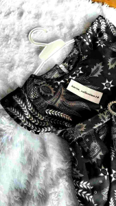 dress batik anak baju batik anak perempuan lengan pendek