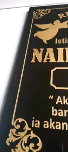 Lempengan NISAN Makam Kristen Granite 30x30 cm Custom