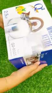 Teko Siul Teko Bunyi Whistling Kettle Q2 8025 Stainless Steel 2.5 Liter Teko Serbaguna