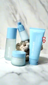 BIOAQUA 7X Ceramide Skin Barrier Repair Moisturizer Set Paket Skincare Cream 50g Toner 100ml serum 30ml -3psc