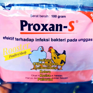 Proxan-S Obat Infeksi Bakteri Unggas Ayam Bebek Itik Entok Soang Angsa