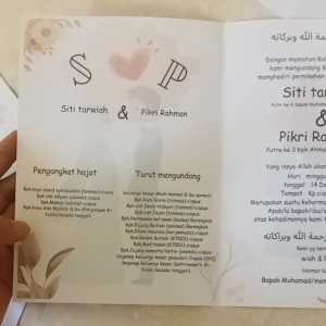 UNDANGAN PERNIKAHAN/KHITANAN/ULTAH