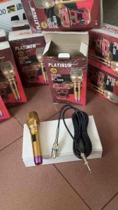 The New Platinum PL699 Wired Microphone PL-699 10meter Gold Professional Heavy Duty Wired Microphone