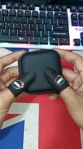SARUNG JEMPOL GAMING ANTI KERINGAT DAN SUPER RESPONSIF - SARUNG JEMPOL DAN BOX PENYIMPANAN