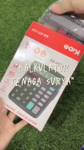 Kalkulator Energi Matahari 12 Digit / Kalkulator Electronik /Kakulator Dagang Besar / Alat Hitung / Calculator KK 837-12S