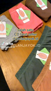 6 PCS Celana Dalam Wanita Yadaili Coolmax 613 Renda CD Yadaili Coolmax Grosir