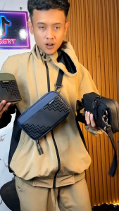 Starlet Zigzag Tas Selempang Anti Air Handbag Tas Tangan Waterproof