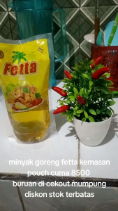 MINYAK GORENG FETTA POUCH 450ML