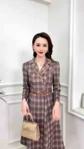 Dress motif garis/Dress terbaru/Dress wanita