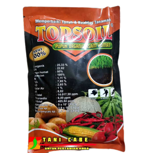 Pupuk TOPSOIL -ASAM HUMAT 95%-plus bakteri baik