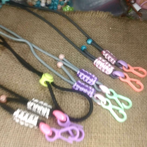 New Strap Masker Hijab 2in1 Non Elastis Colorfull