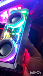 Speaker Bluetooth RGB Fleco F-833 – Suara Jernih & Lampu Warna-warni