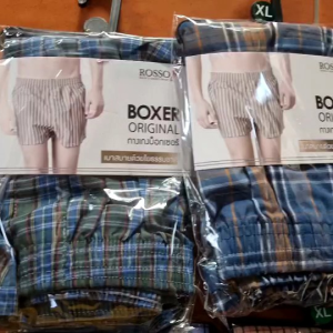 บ๊อกเซอร์ ROSSO รุ่น MX1-0002 ไซส์ XL เอว 30-40" ยาว 15" สะโพก 46"