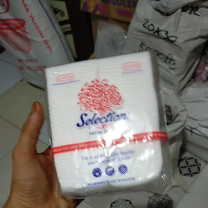 Kapas Wajah SELECTION Facial Cotton 35gr - Kapas Kecantikan