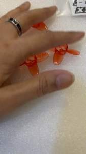 2 Pairs Emax Tinyhawk Indoor FPV Racing Drone Spare Part Avan TH Turtlemode Propeller 4-Blade 40mm