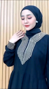 Gamis Kirana | Baju Muslim Wanita | Pakaian Wanita | Gamis Polos